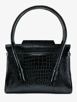 Colette M Alligator - Jet Black