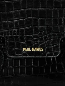Colette M Alligator - Jet Black