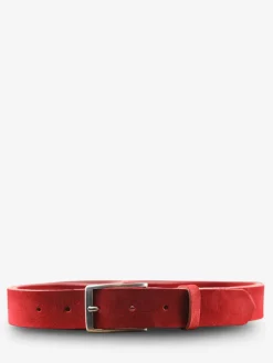 LaCeinture Magnifique Nubuck - 30mm - Carmine Red