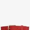 LaCeinture Magnifique Nubuck - 35mm - Carmine Red