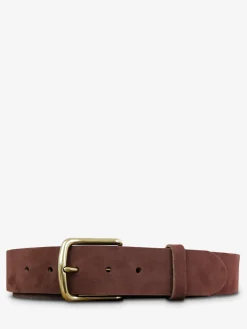 LaCeinture Magnifique Nubuck - 40mm - Middle Brown