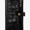 LePortefeuille Charlotte N°2 Alligator - Jet Black