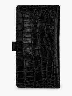 LePortefeuille Charlotte N°2 Alligator - Jet Black
