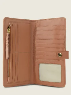 LePortefeuille Charlotte N°2 Art Deco - Caramel