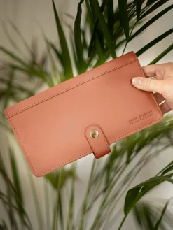 LePortefeuille Charlotte N°2 Art Deco - Caramel