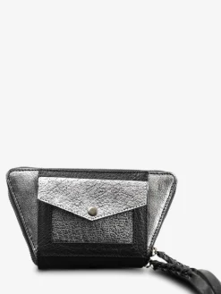 LePortefeuille Emma - Silver Black
