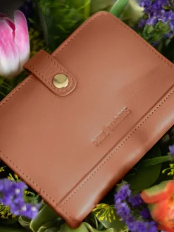 LePortefeuille Jeanne Art Deco - Caramel