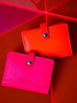 LePortefeuille Jeanne Neon - Orange