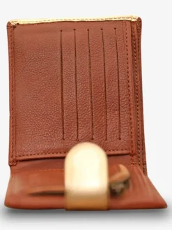 LePortefeuille Louise - Light Brown Gold