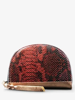 LePortefeuille Manon Python - Garnet Red