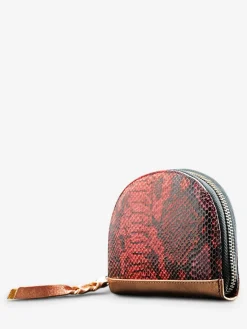 LePortefeuille Manon Python - Garnet Red