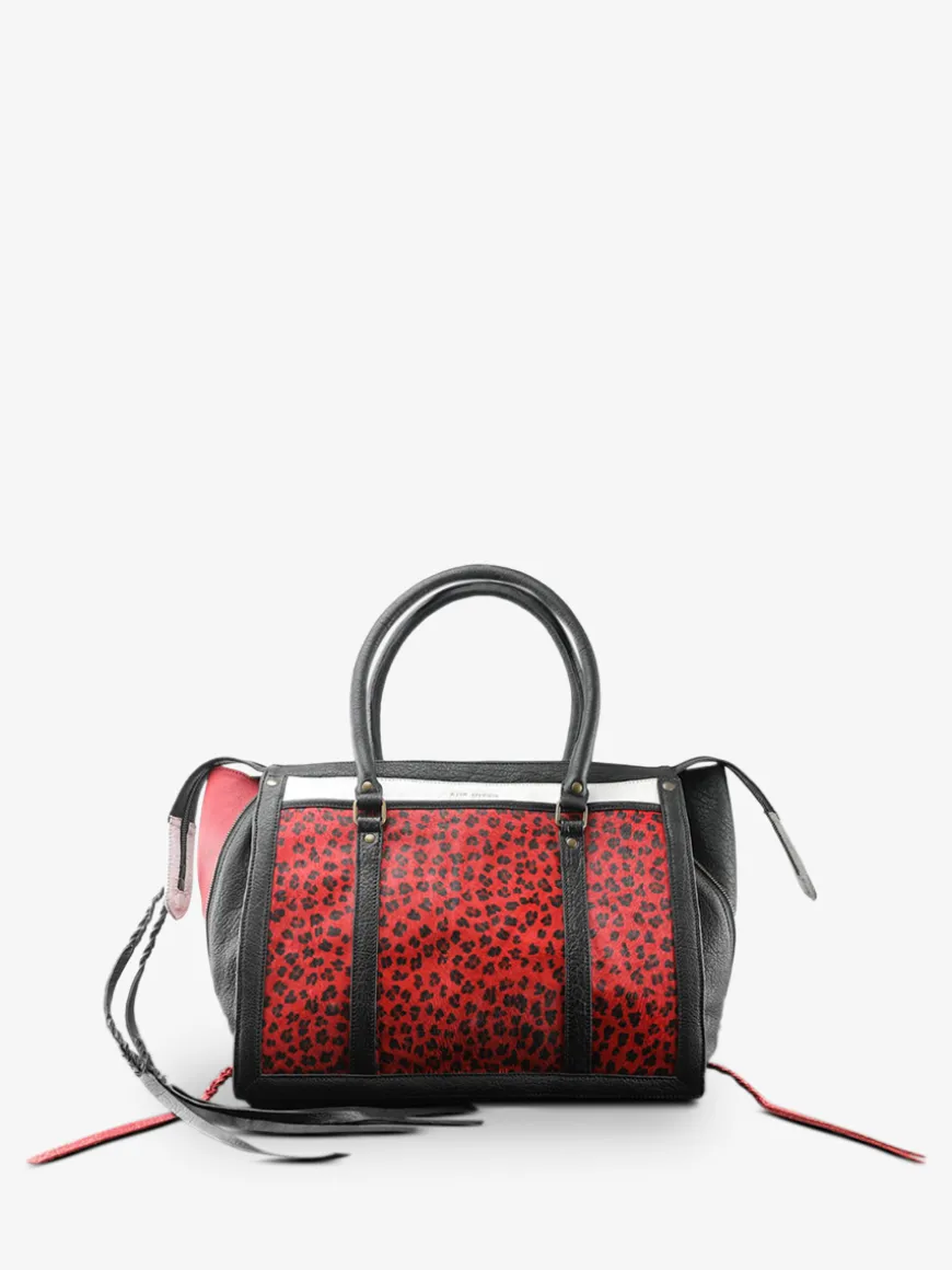 LeRive Droite - M - Leopard - Black Red