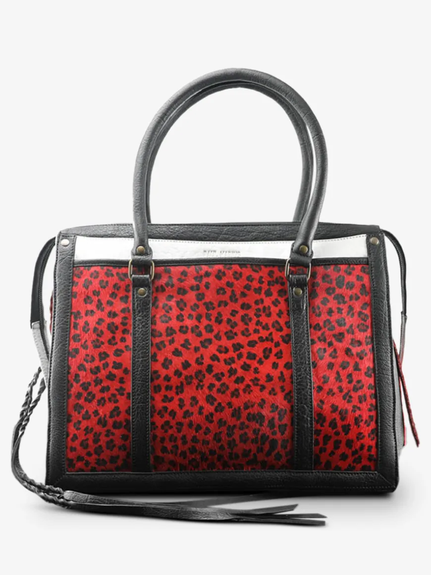 LeRive Droite - M - Leopard - Black Red
