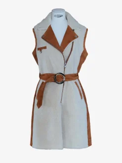 LeTrench Sans Manches - Light Brown