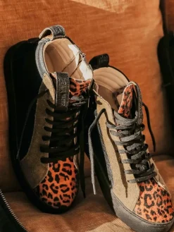PM001 - Leopard Light Brown Black Khaki