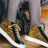 PM001 - Leopard Light Brown Metallic Khaki