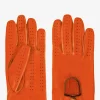 Racing Gloves Men - Orange / Light Brown