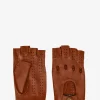 Racing Mittens Women - Light Brown