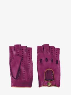 Racing Mittens Women - Zinzolin / Light Brown